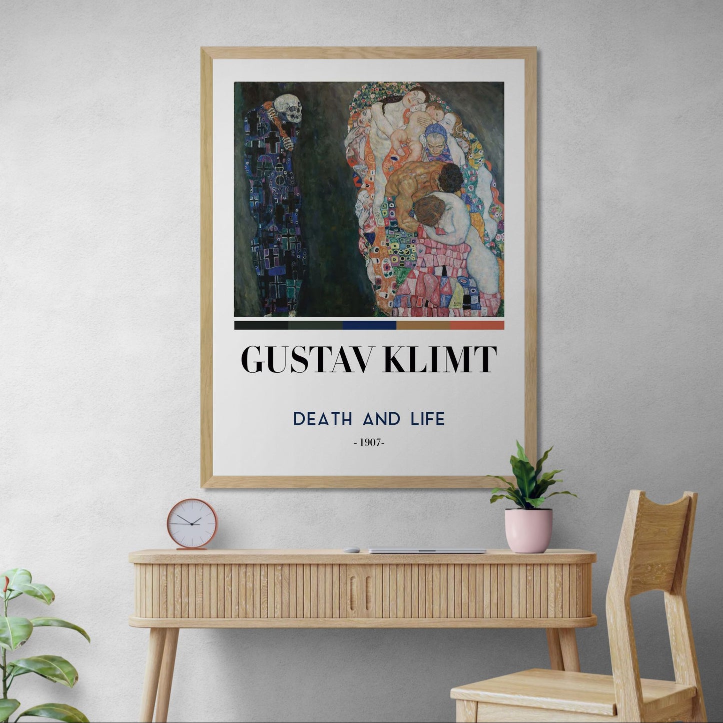 Cuadro enmarcado Vida y muerte – Edición artística Velum