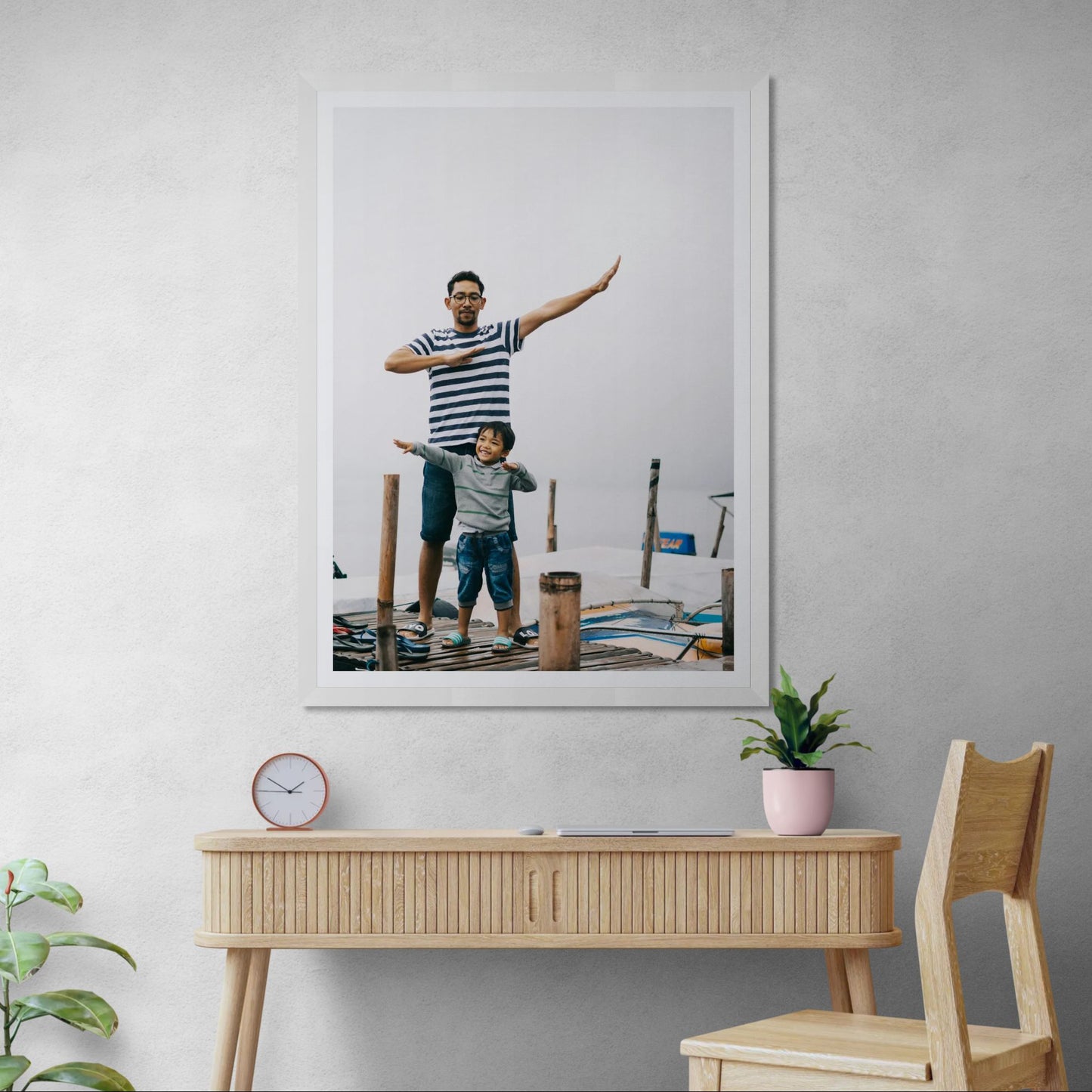 Cuadro Enmarcado Personalizable (Vertical)