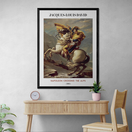 Napoleon Crossing The Alps (Cuadro Artístico)