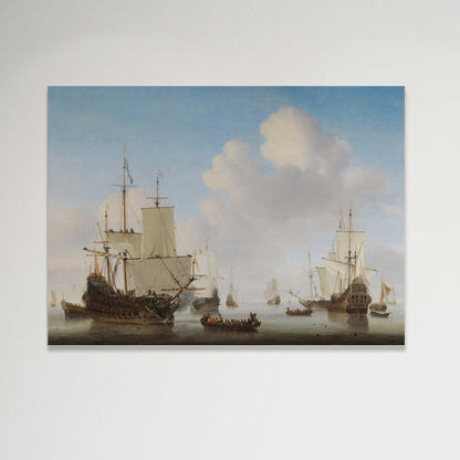 Barco Holandés II - Willem van de Velde (Canvas)