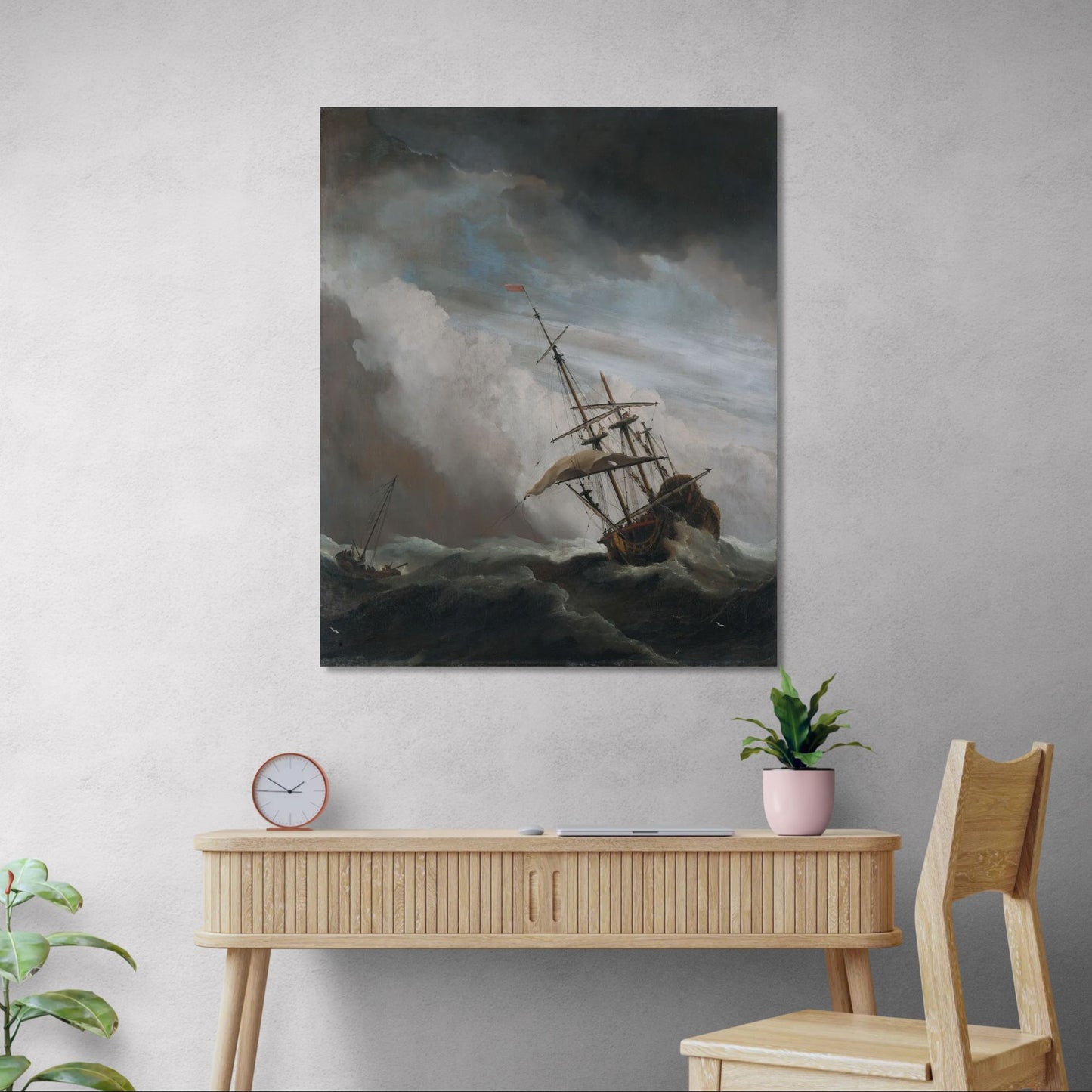 Barco Holandés I - Willem van de Velde (Canvas)