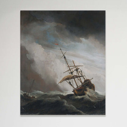 Barco Holandés I - Willem van de Velde (Canvas)