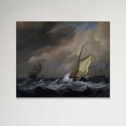 Barco Holandés III - Willem van de Velde (Canvas)