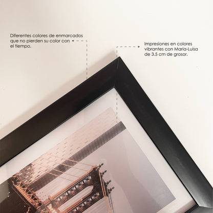 Cuadro Enmarcado Personalizable (Horizontal)