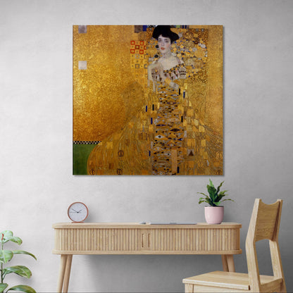 Retrato de Adele Bloch-Bauer I - Klimt (Canvas)