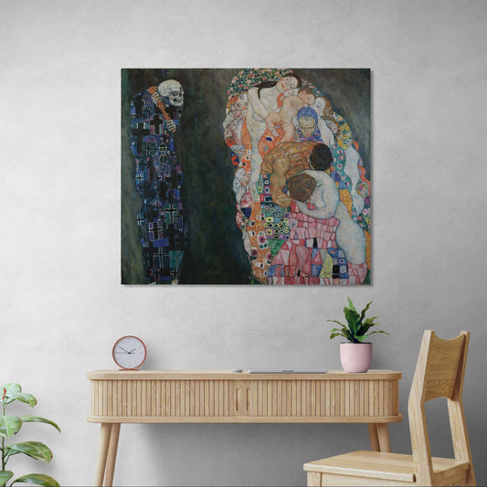 Muerte Y Vida - Klimt (Canvas)