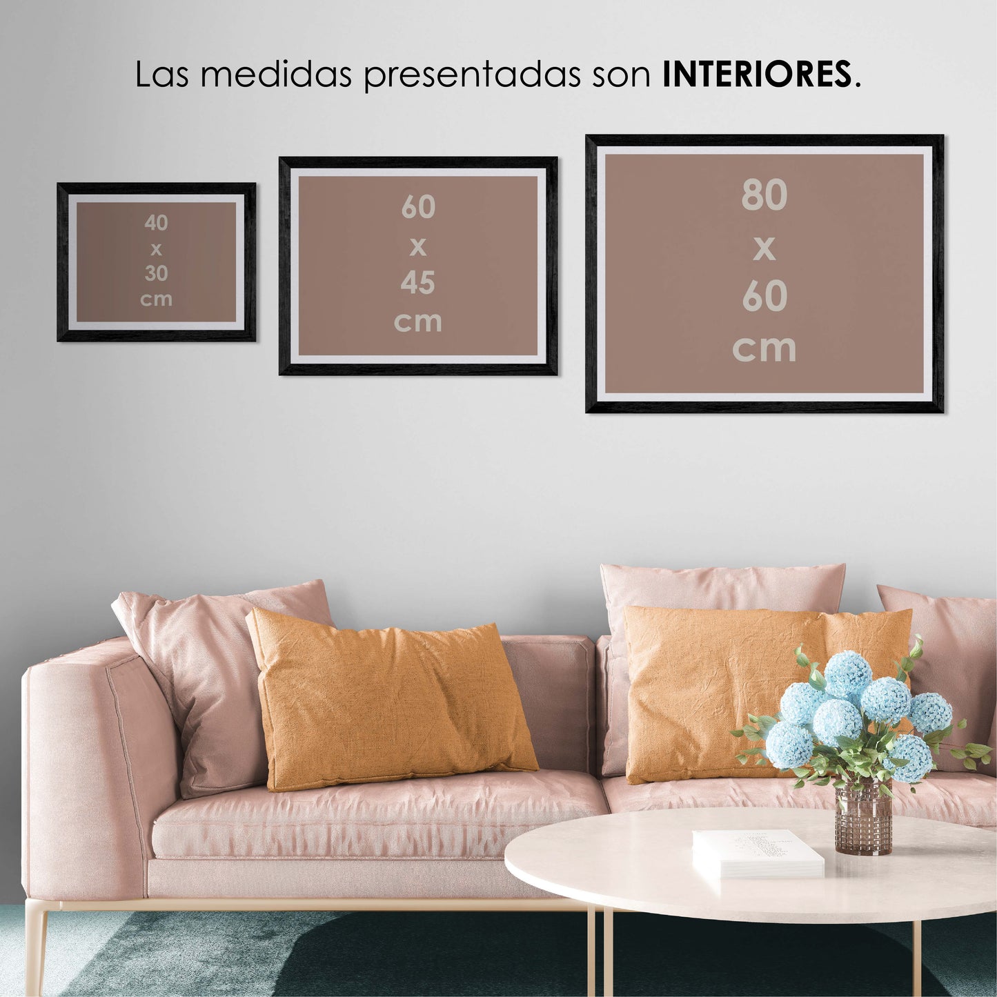 Cuadro Enmarcado Personalizable (Horizontal)
