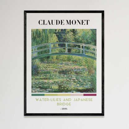Water-Lilies And Japanese Bridge (Cuadro Artístico)
