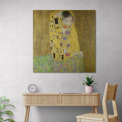 El Beso - Klimt (Canvas)