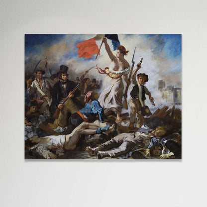La Libertad Guiando Al Pueblo - Eugène Delacroix (Canvas)