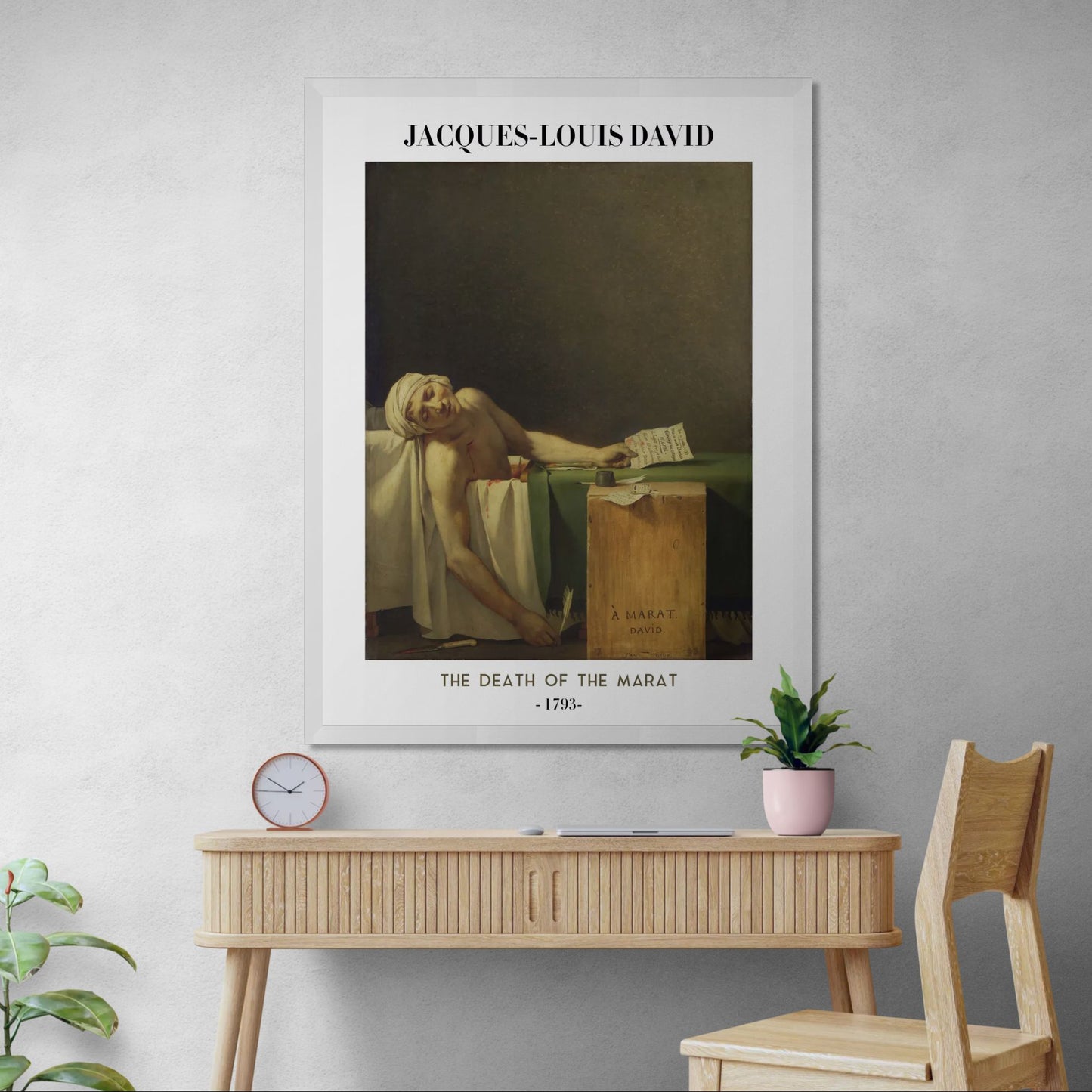 The Death Of The Marat (Cuadro Artístico)