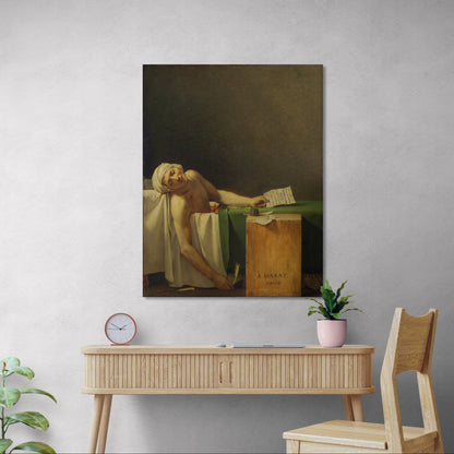 La Muerte del Marat - Jacques-Louis David (Canvas)