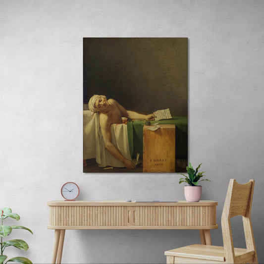 La Muerte del Marat - Jacques-Louis David (Canvas)