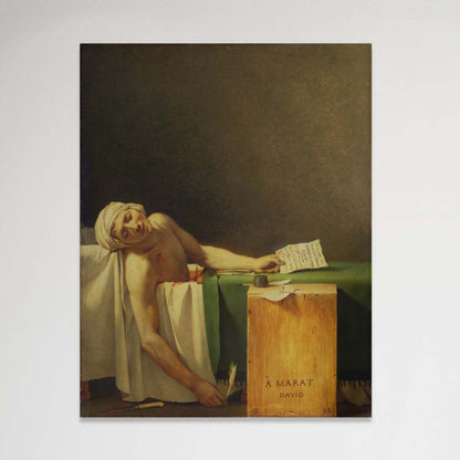 La Muerte del Marat - Jacques-Louis David (Canvas)
