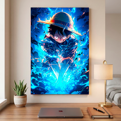 Cuadro Decorativo Anime Pirata | Poster Metálico Intercambiable — Velum Studio