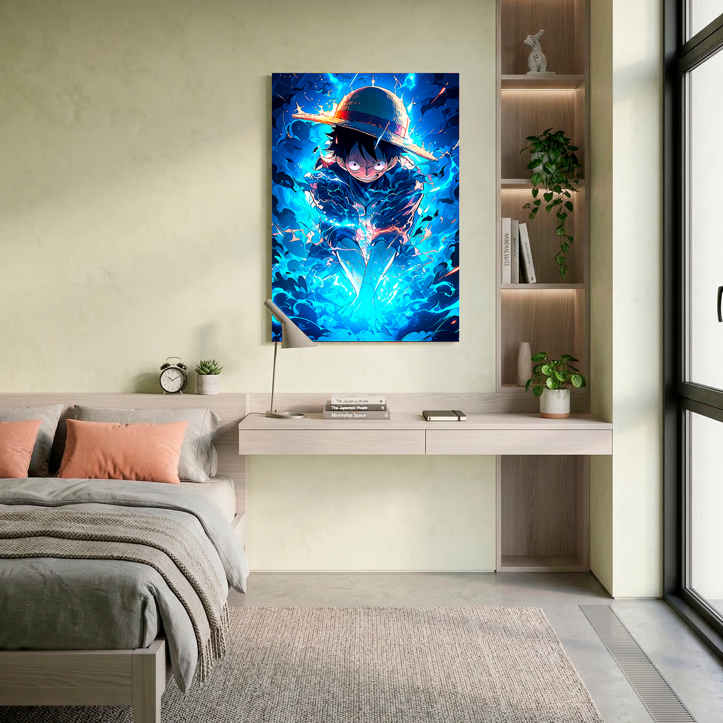 Cuadro Decorativo Anime Pirata | Poster Metálico Intercambiable — Velum Studio