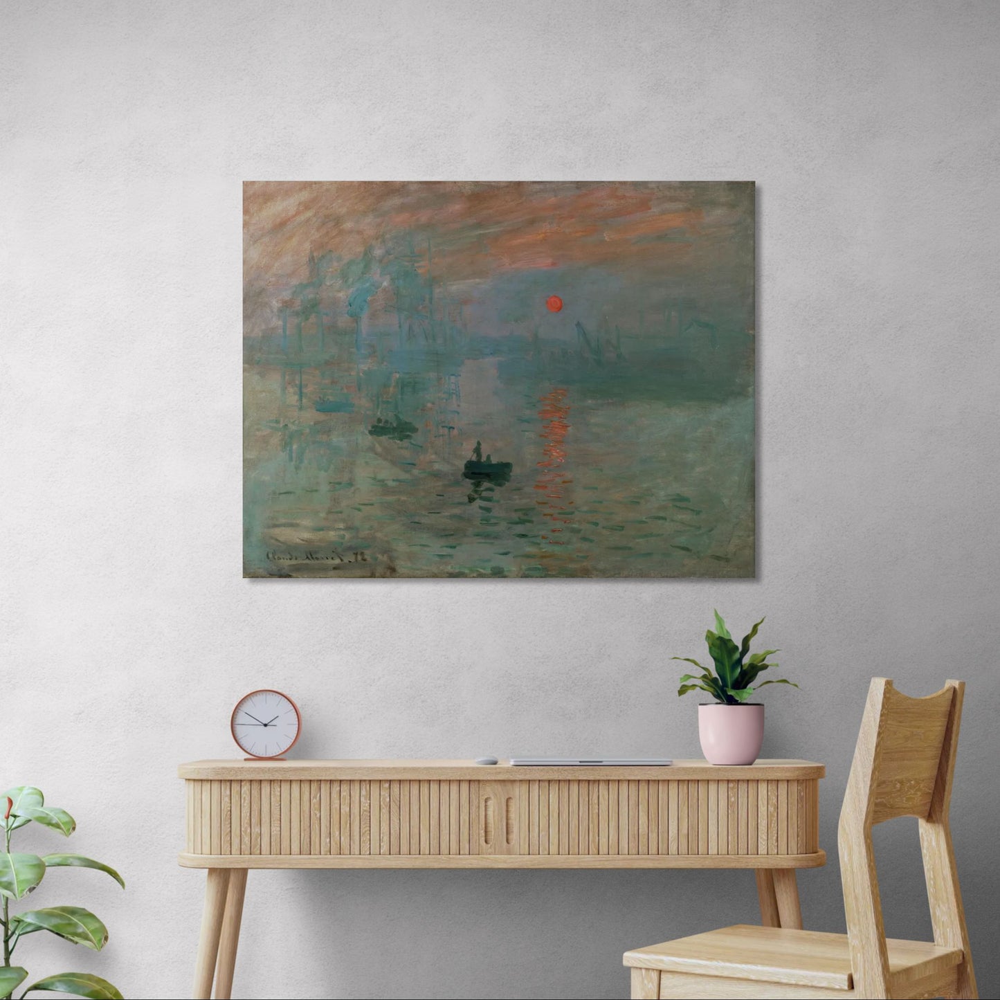 Impresión, Sol Naciente - Monet (Canvas)