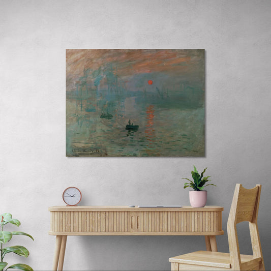 Impresión, Sol Naciente - Monet (Canvas)