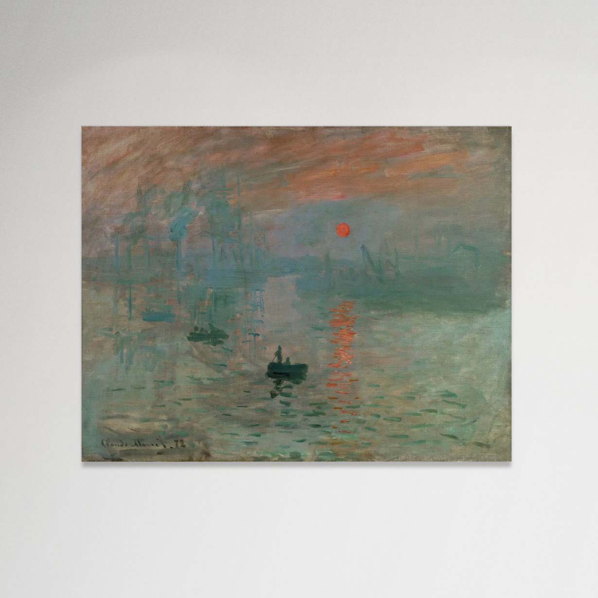 Impresión, Sol Naciente - Monet (Canvas)