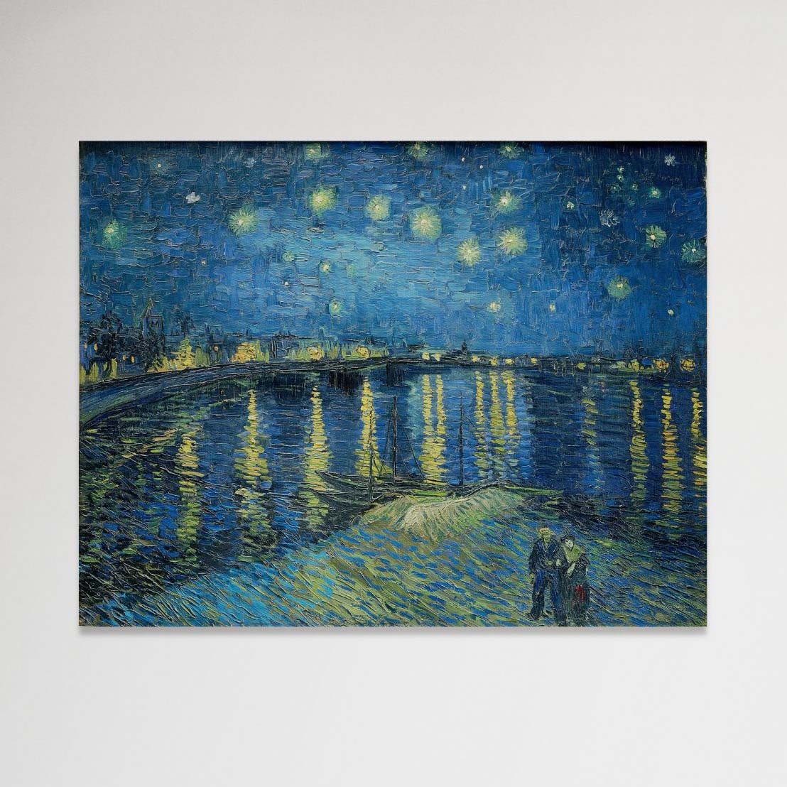 La Noche Estrellada Sobre El Ródano- Vincent Van Gogh (Canvas)