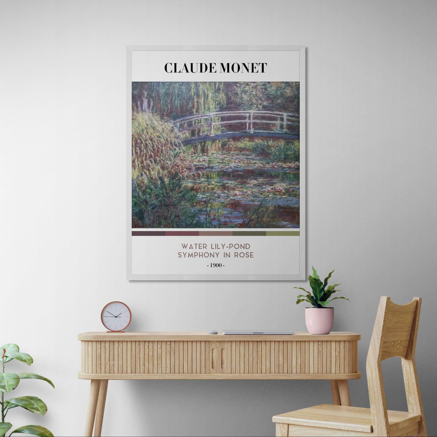 Water Lily-Pond Symphony in rose (Cuadro Artístico)