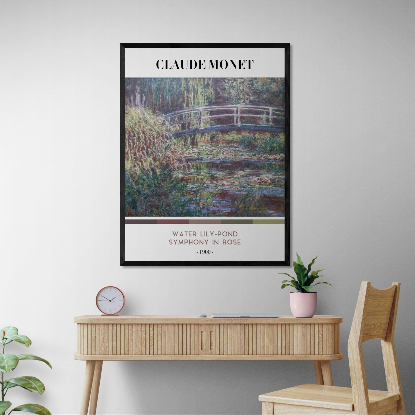 Water Lily-Pond Symphony in rose (Cuadro Artístico)
