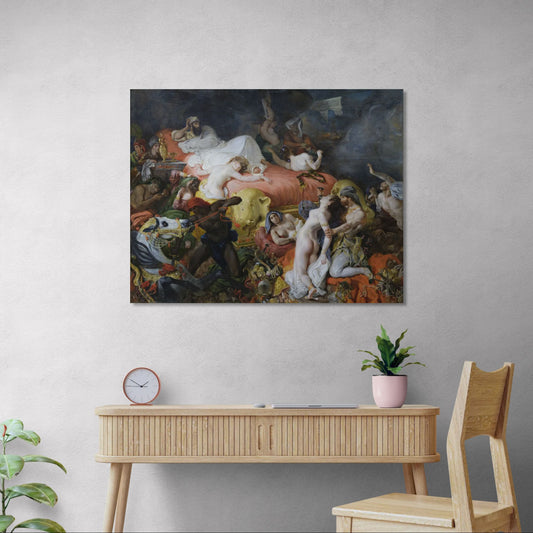 La Muerte de Sardanapalus - Eugène Delacroix (Canvas)