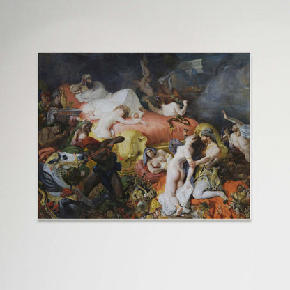 La Muerte de Sardanapalus - Eugène Delacroix (Canvas)