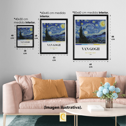 Cuadro enmarcado El beso – Edición artística Velum