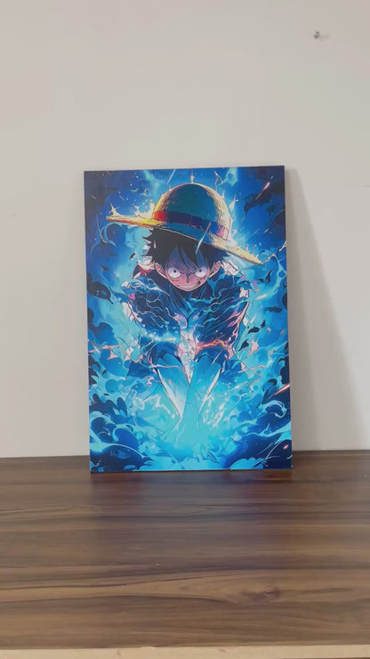 Cuadro Decorativo Anime Pirata | Poster Metálico Intercambiable — Velum Studio