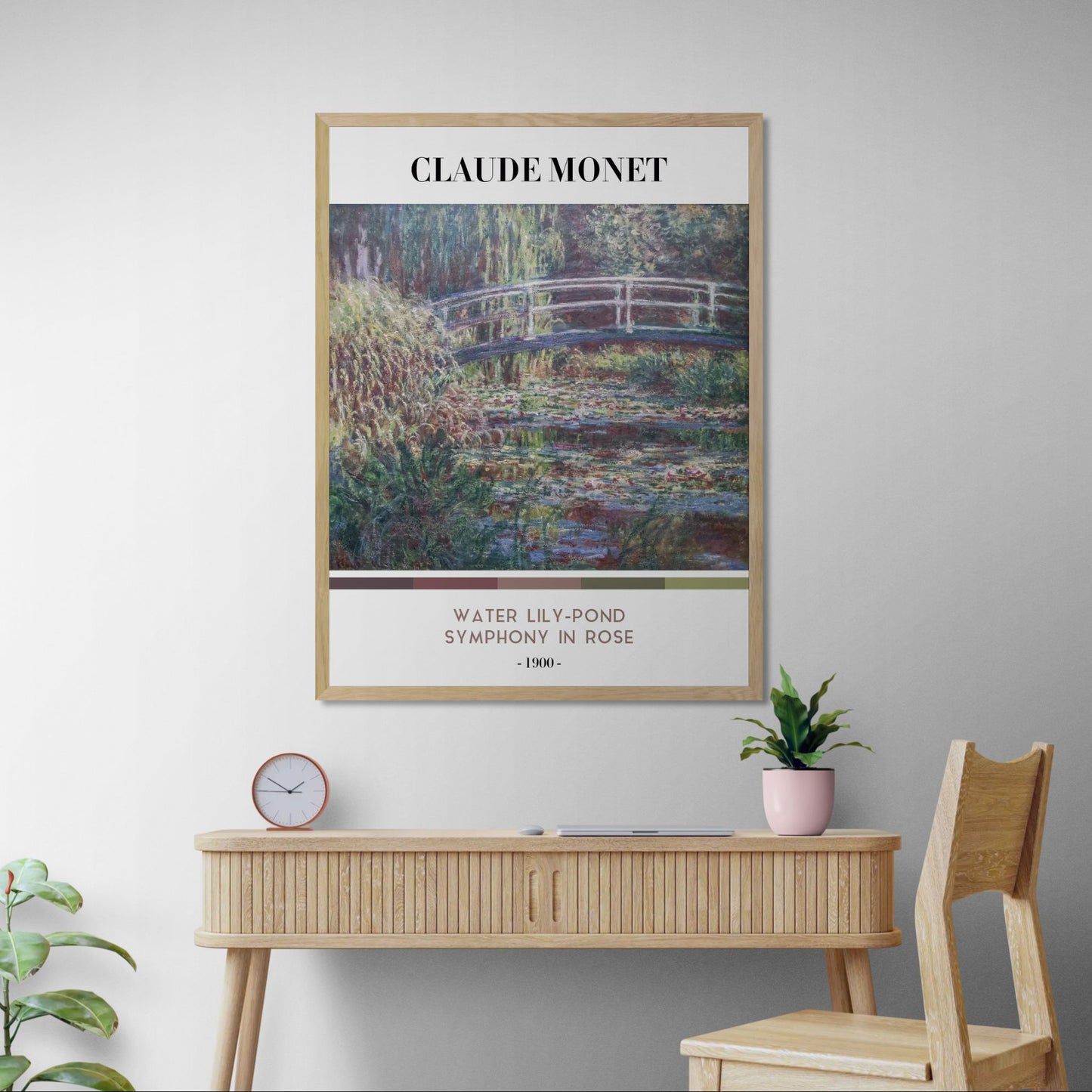 Water Lily-Pond Symphony in rose (Cuadro Artístico)