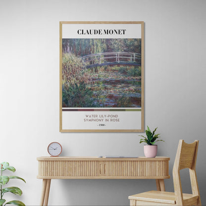 Water Lily-Pond Symphony in rose (Cuadro Artístico)